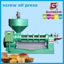 Extraction de l&#39;huile de tournesol Yzyx 168 20ton / jour Gx Oil Press Huile de soja Pressage